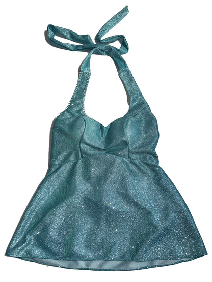 TEAL HALTERNECK